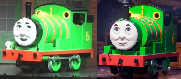 Custom Percy Model Two Different Percy Live On Stage Models by Chandlertrainmaster1 on ...
