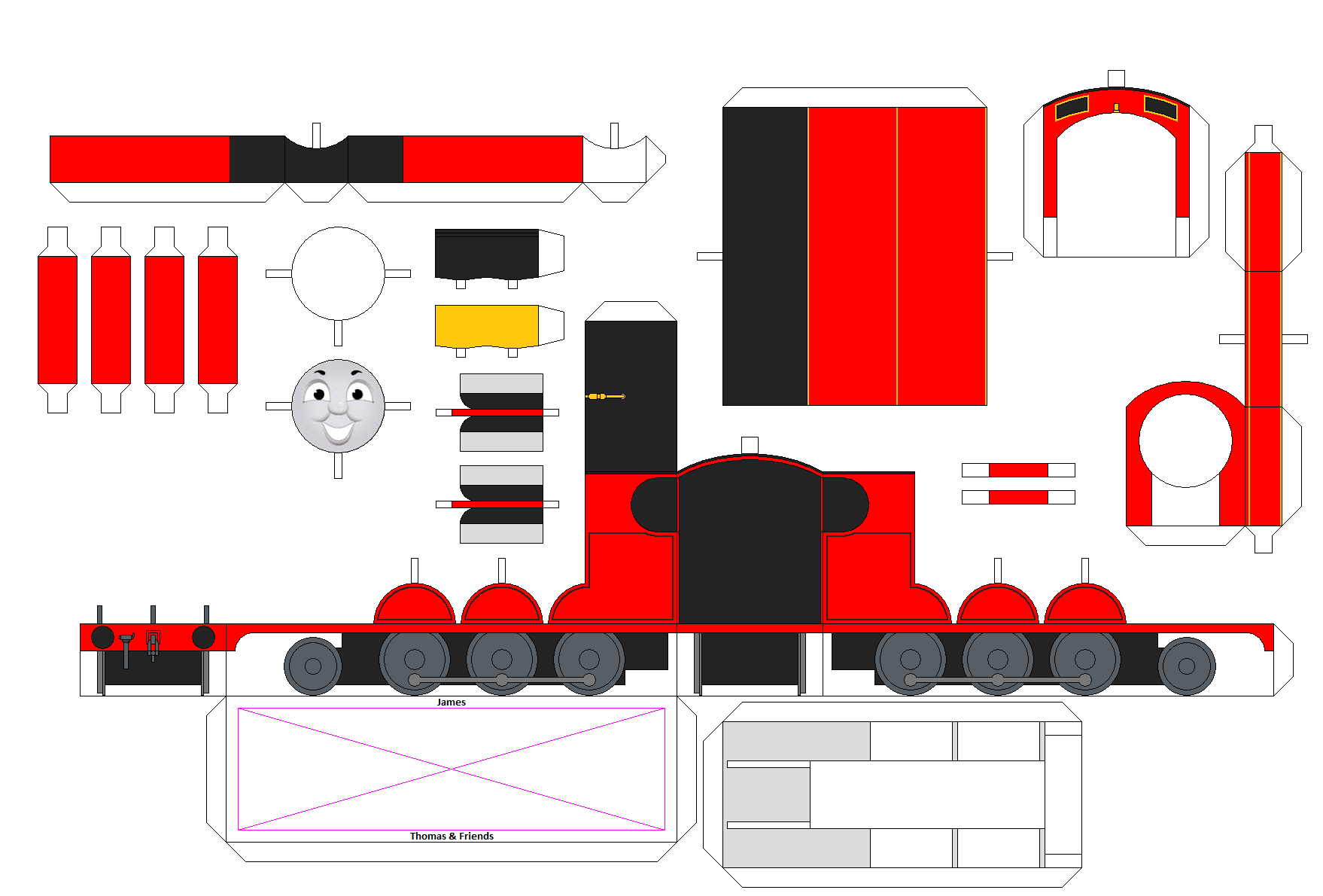 Thomas 3-D - James by Chandlertrainmaster1 on DeviantArt