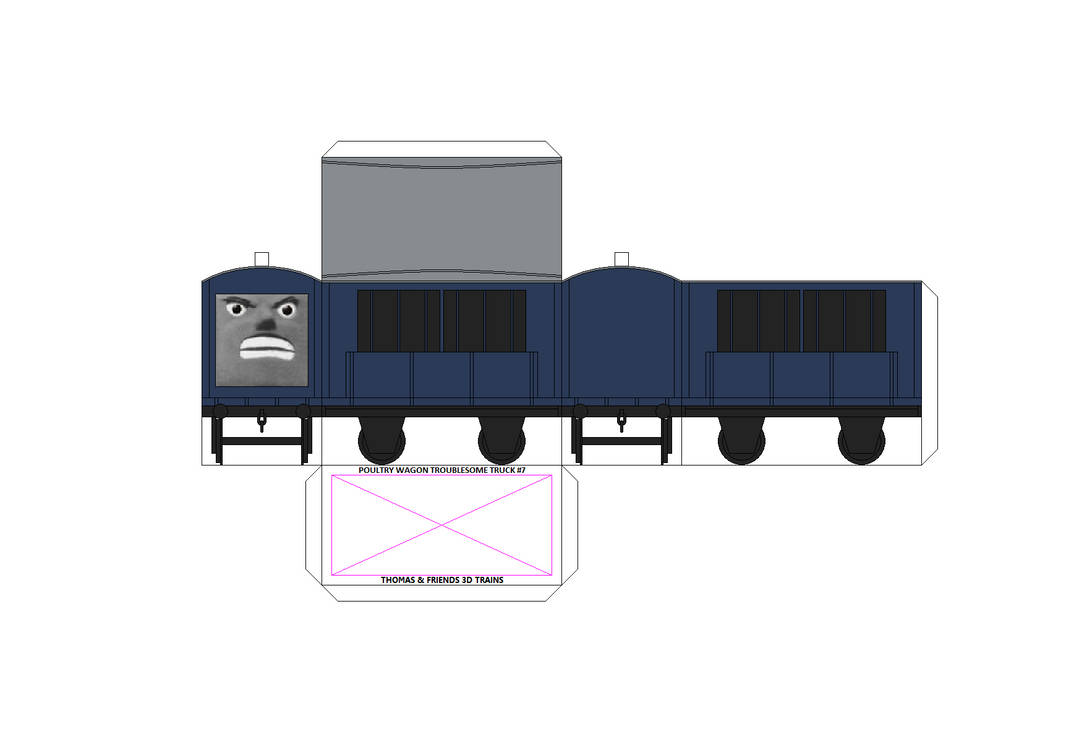 TAF 3D Poultry Wagon Troublesome Truck #7 by Chandlertrainmaster1 on ...