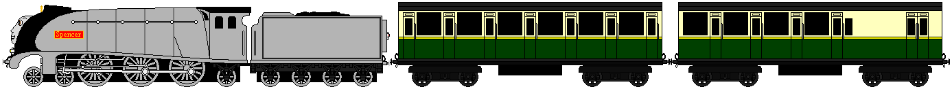 Deviantart Sp Train Sprite - Spencer Pulling The Express by Chandlertrainmaster1 on DeviantArt