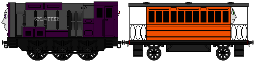 Sprite - Splatter And Henrietta by Chandlertrainmaster1 on Sprite - Splatter And Henrietta by Chandlertrainmaster1 on