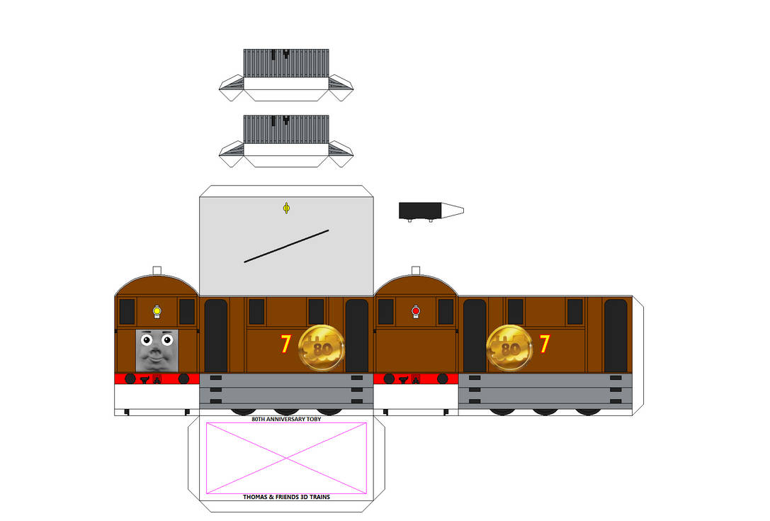 TAF 3D 80th Anniversary Toby by Chandlertrainmaster1 on DeviantArt