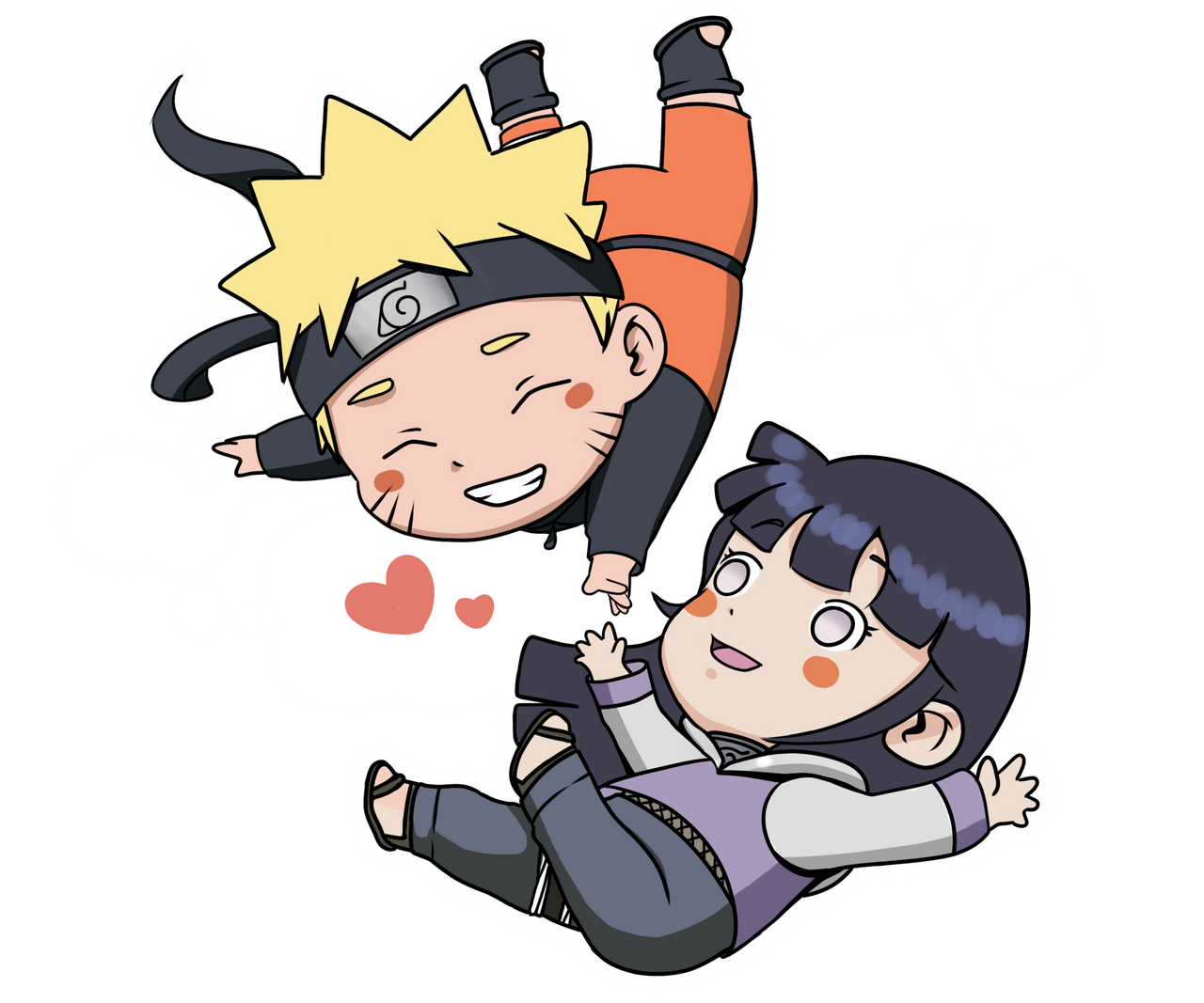 Naruto and Hinata Chibi w by dhamelin on DeviantArt