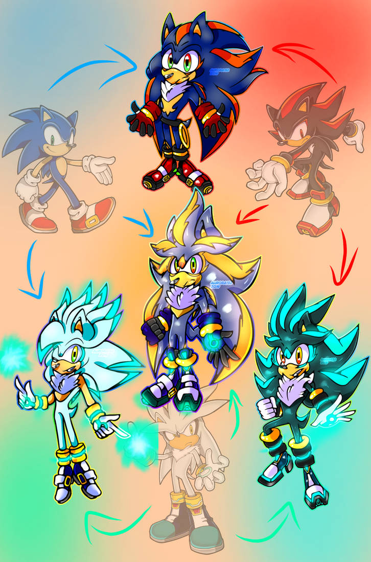 Hyper Sonic Shadow and Silver Fusion!!! by TheCakeGamer on DeviantArt