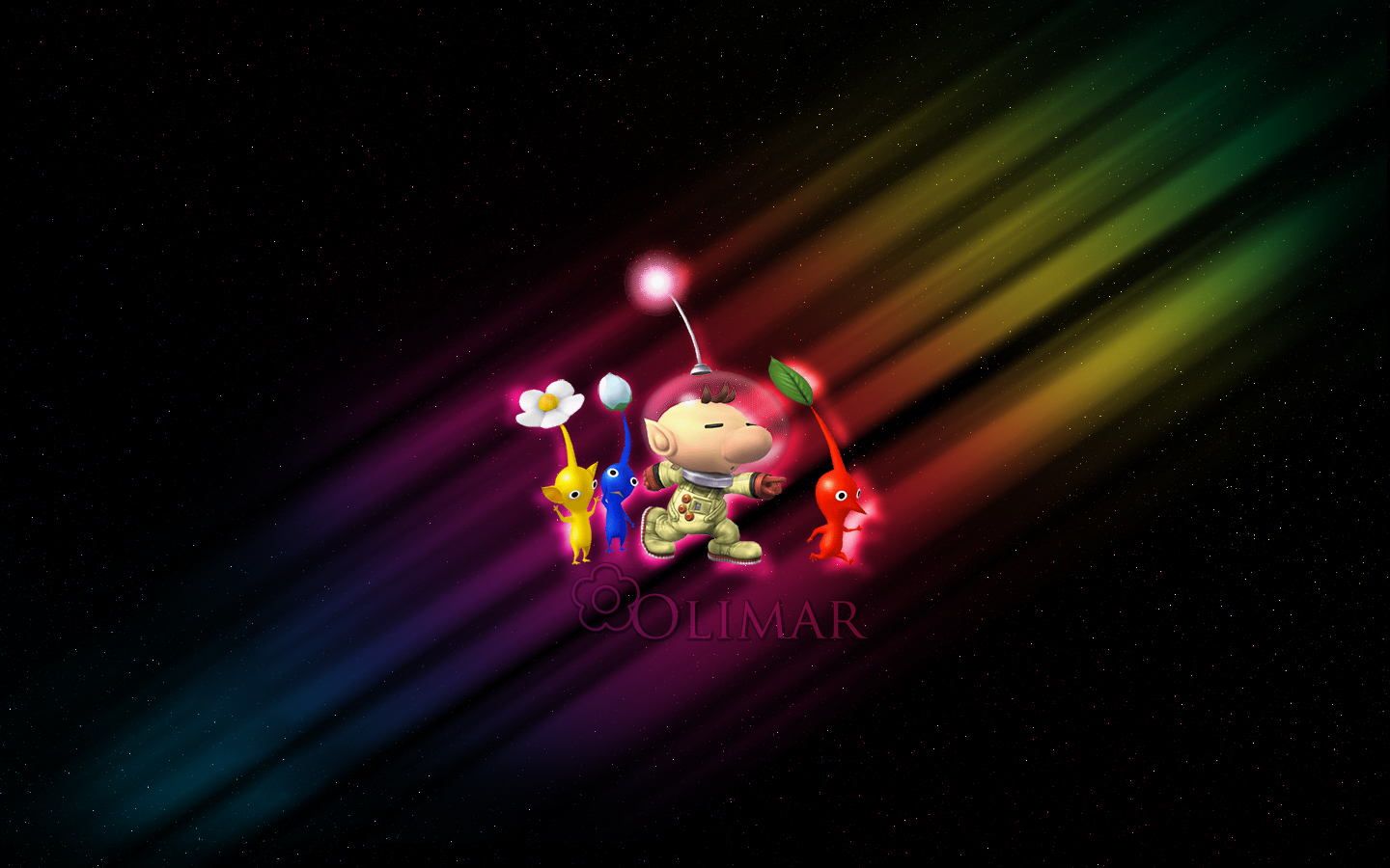 Olimar and Pikmin Wallpaper