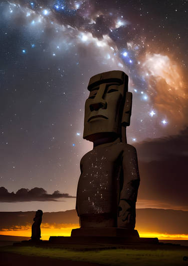 Mini-Moai by CybOrSpasm on DeviantArt