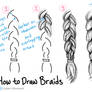 How To Draw Braids