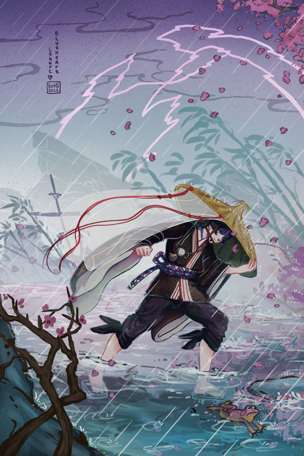 Scara on his way to steal the gnosis by LeharcBlueHeart on DeviantArt