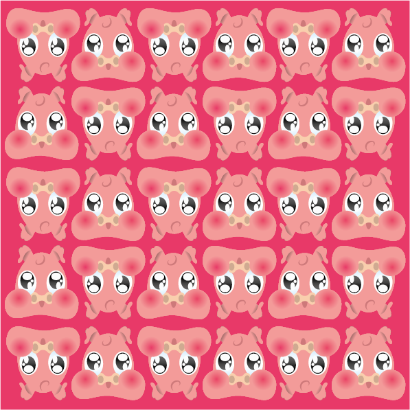 Pink Pig Pattern