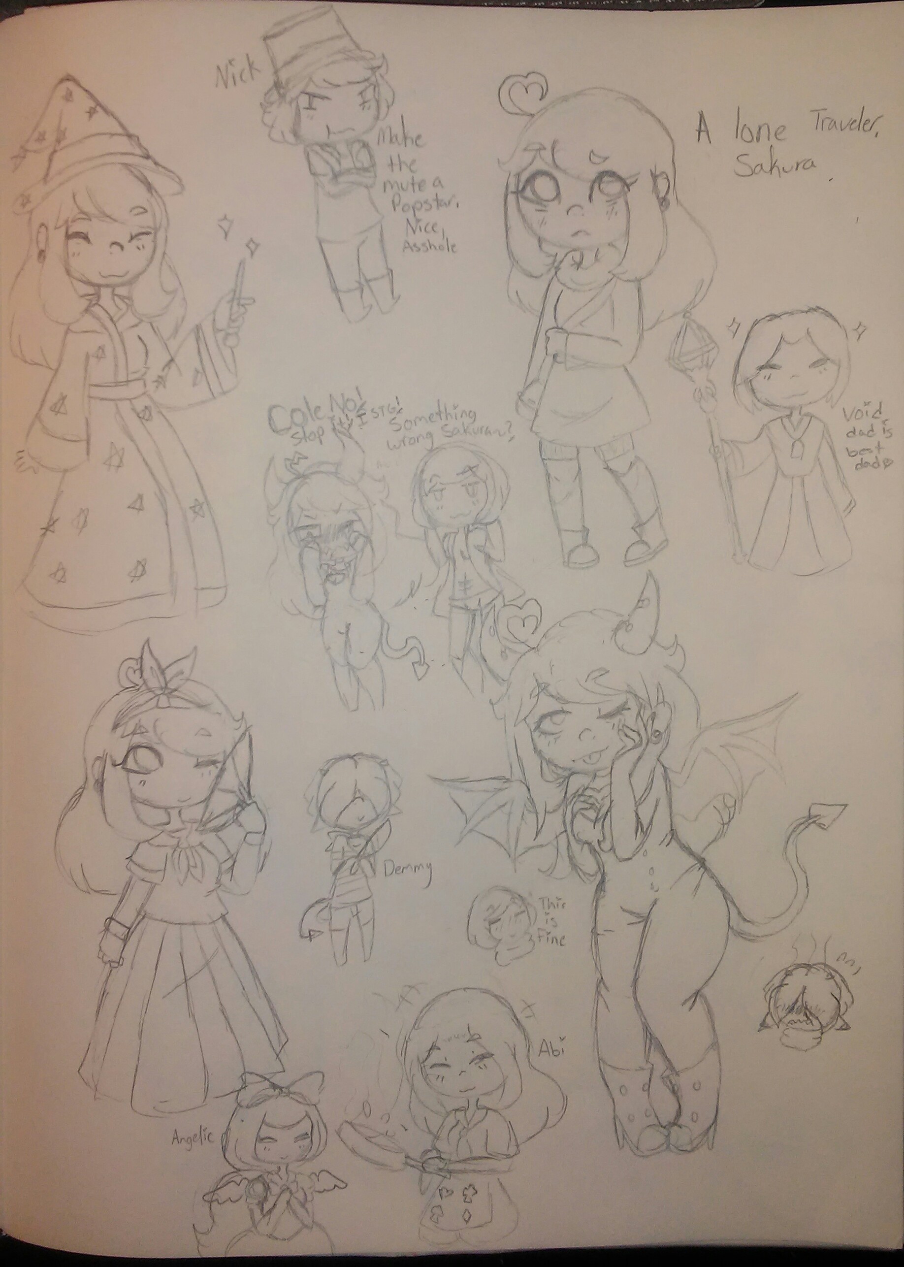 Random doodles 100 (reset miitopia edition)