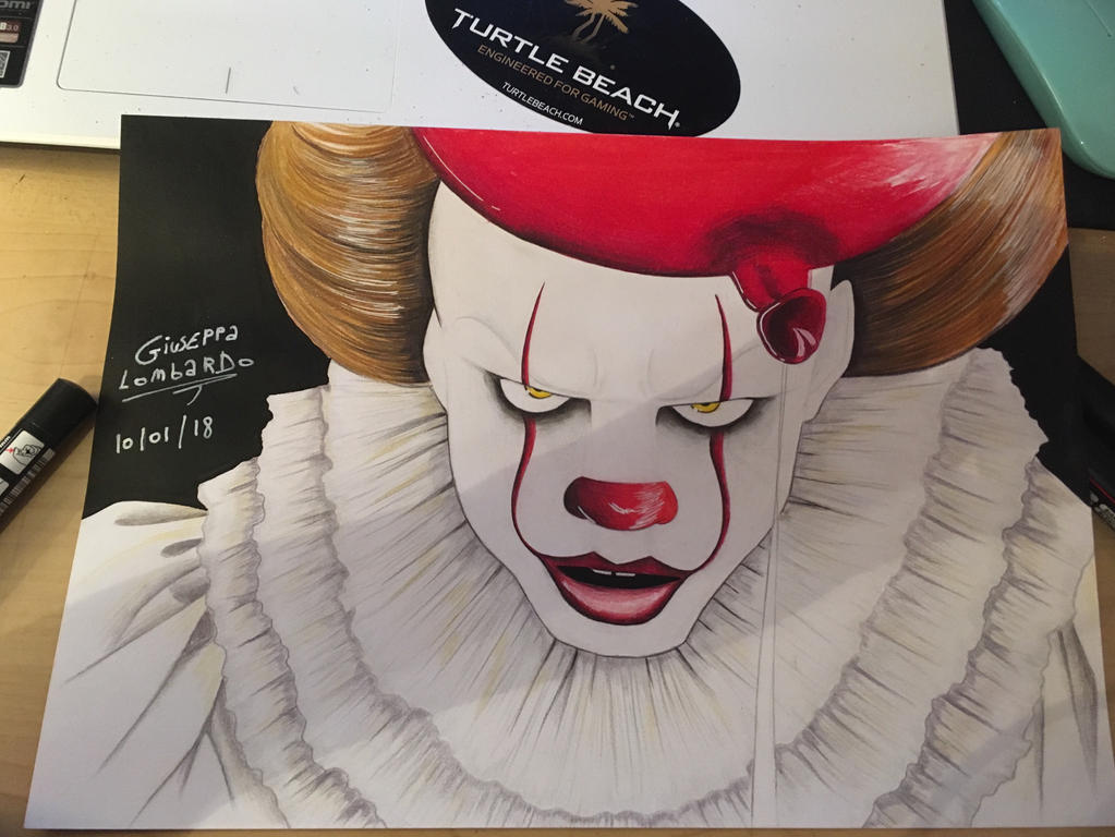 My Draw Pennywise By Gugu117 On Deviantart