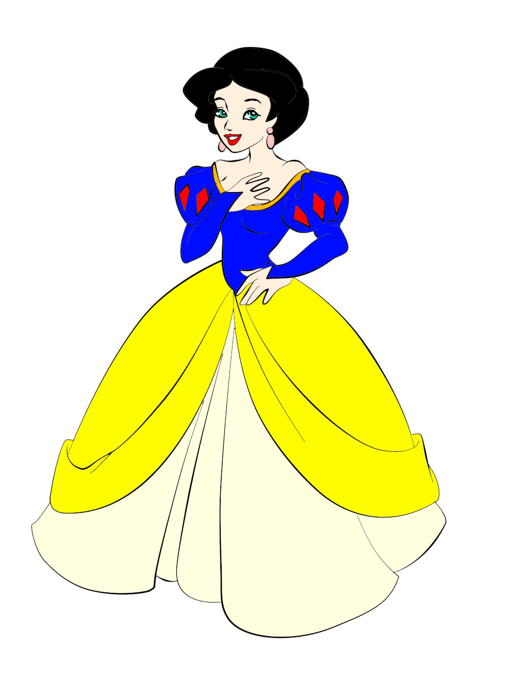 Snow White as Ariel