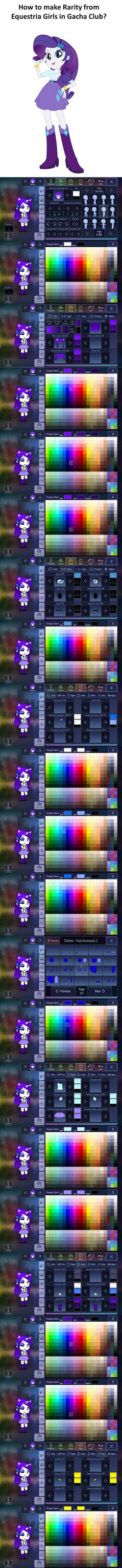 How to make Rarity in Gacha Club by Super-Nick-2001 on DeviantArt