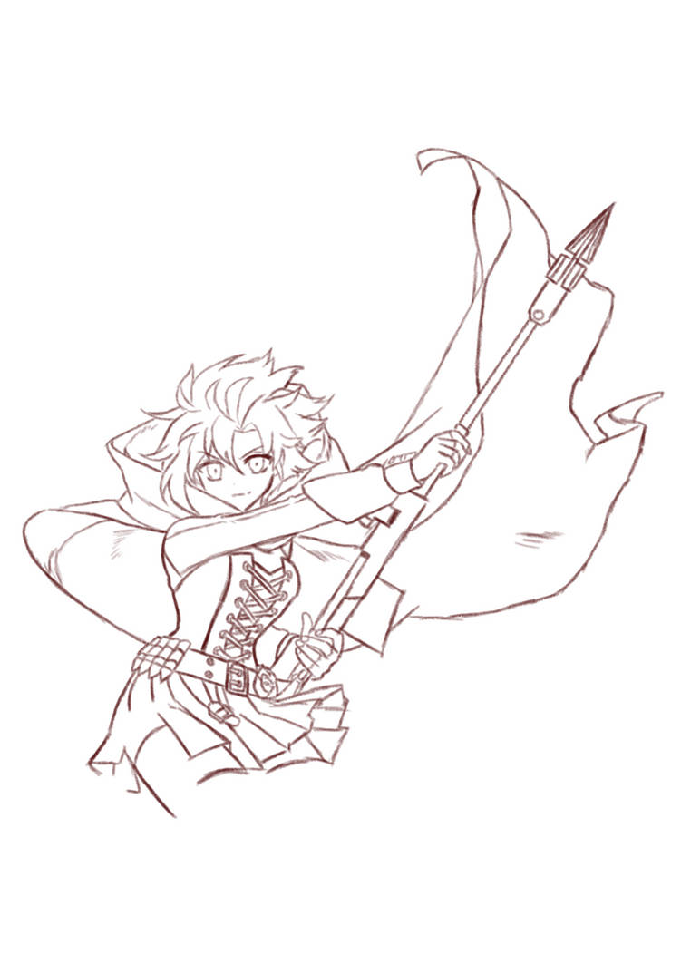 Ruby sketch Trace by Amvmaster52 on DeviantArt