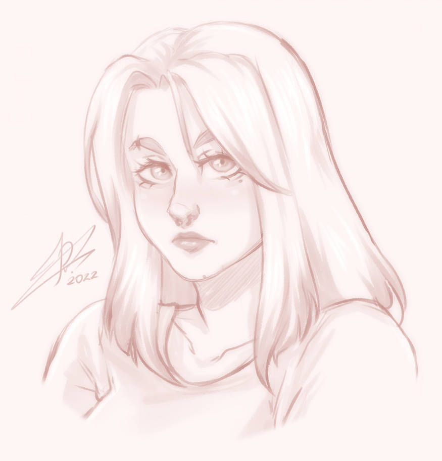 Human sketch portrait by NneurastheniaA on DeviantArt