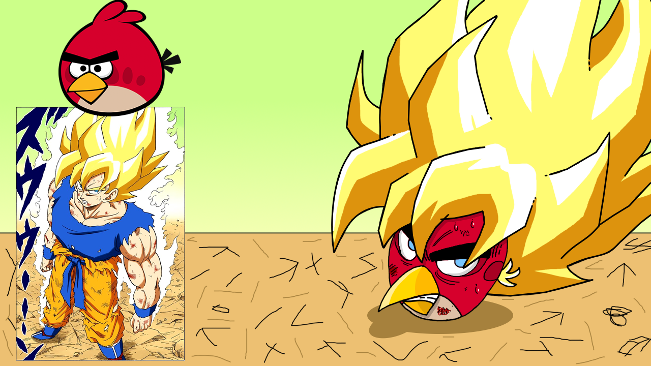Red Super Raton Super Saiyan Red by supermegak on DeviantArt