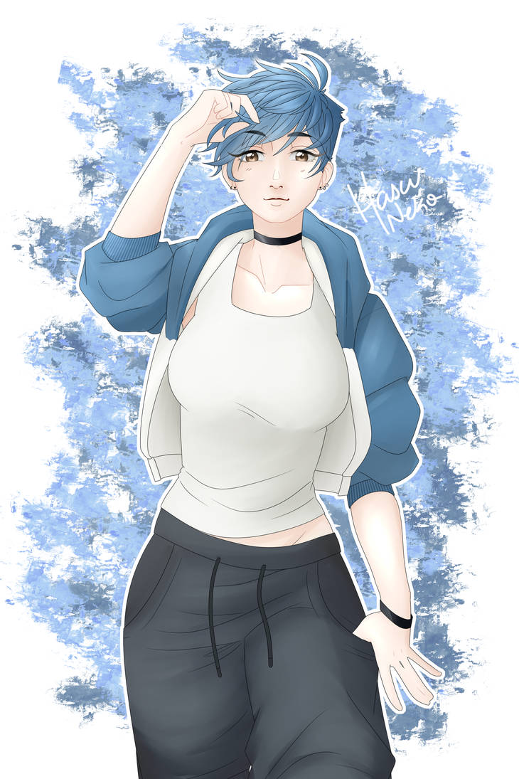 Blue Flash Oc Blue OC by HasuNekoka on DeviantArt