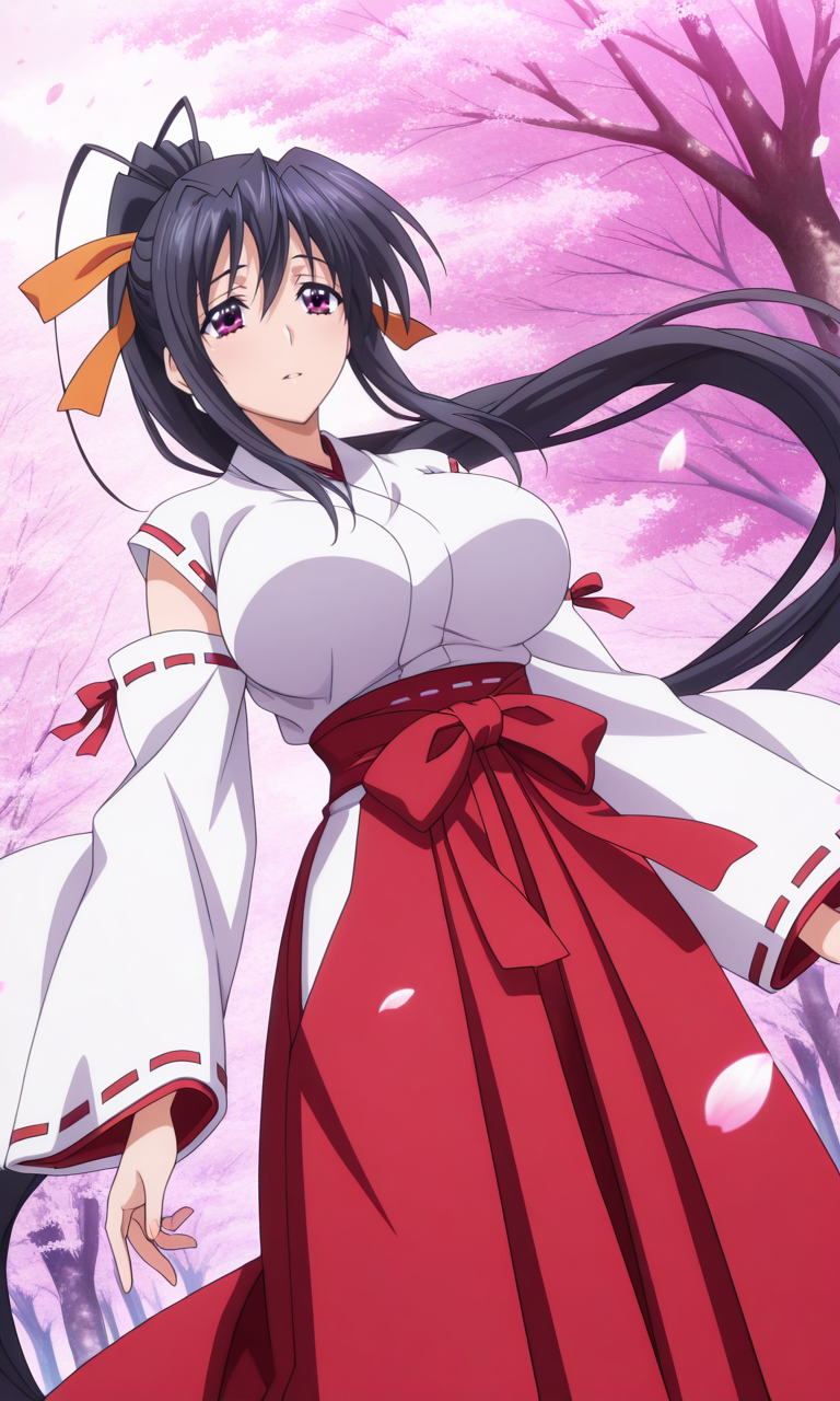 Deviantart Akeno Akeno Himejima (miko 1) by VadPL on DeviantArt