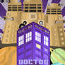 Doctor Who: Art Deco Tardis Poster