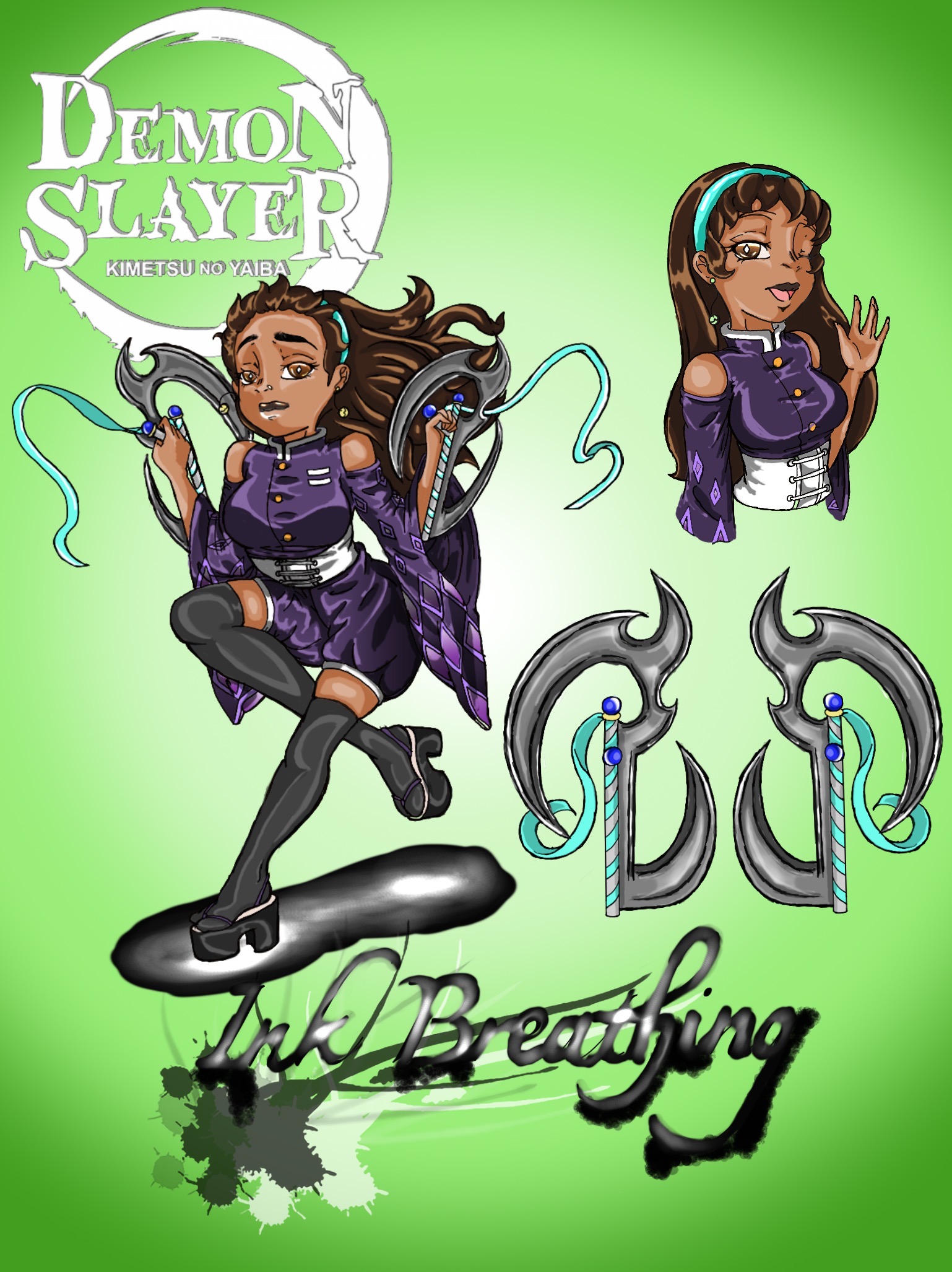 Sanity, Demon Slayer Ink Breathing Hashira by Shadamylovefude on DeviantArt