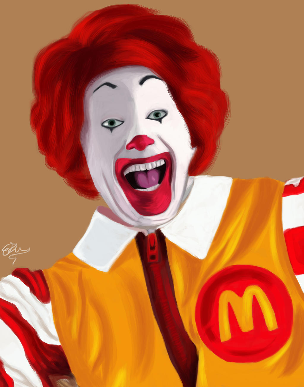 Ronald McDonald Portrait by TheWemer on DeviantArt