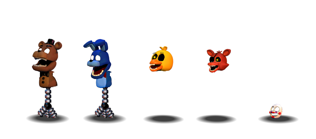 Five Nights at Freddy's 3 All Animatronics by TheSitciXD on DeviantArt