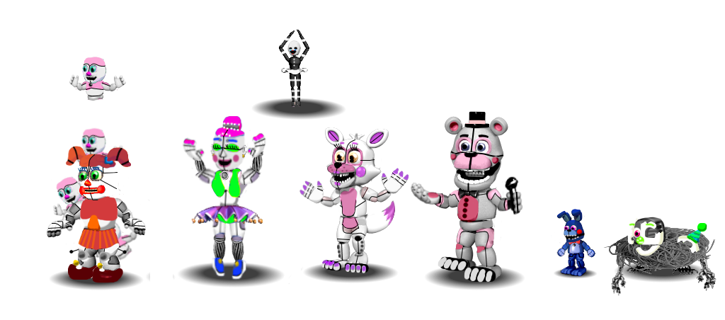 My versions From the Prototypes Animatronics by Diegopegaso87 on DeviantArt