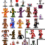 Fnaf 6-All animatronics