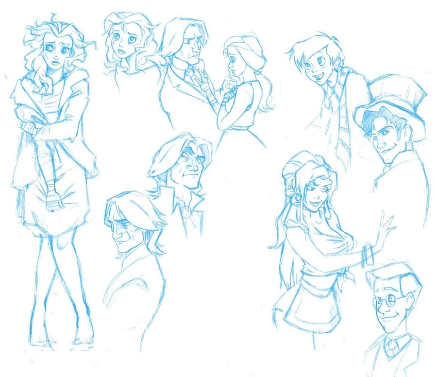 Loathsome- Storybrooke doodles.