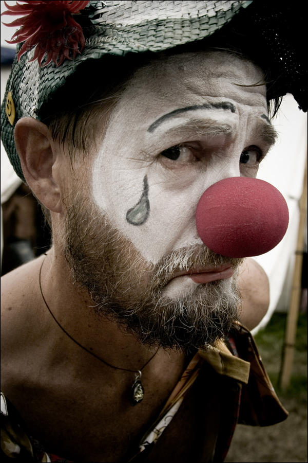 The sad clown