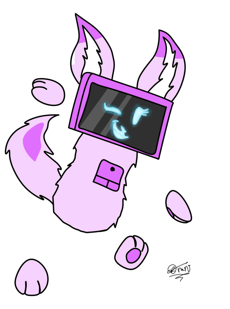 Computer Wolf Deviantart (commission) Computerwolf by YungOranj on DeviantArt