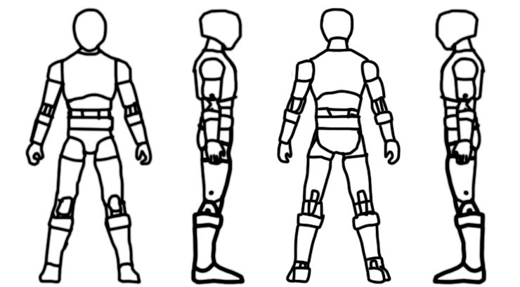 Lightning collection figure male base template by Uniwarrrior123 on ...