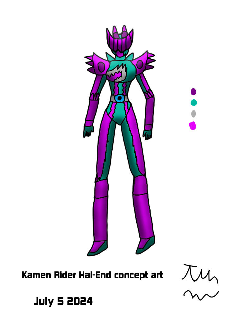 Kamen Rider Hai-end Concept Art by Uniwarrrior123 on DeviantArt