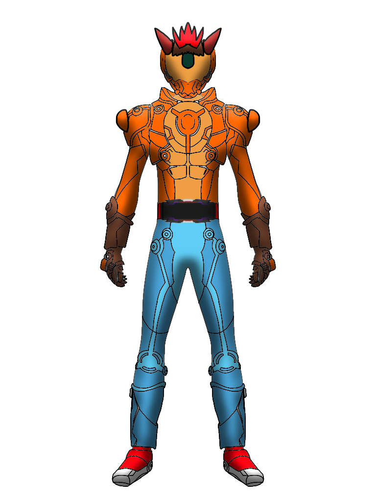 Crash Royal Rider Kamen Rider Crash render by Uniwarrrior123 on DeviantArt