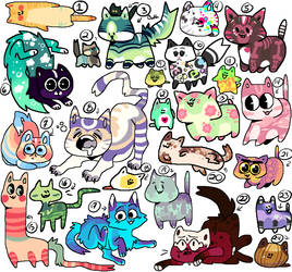 So many cat Adopts (OPEN)