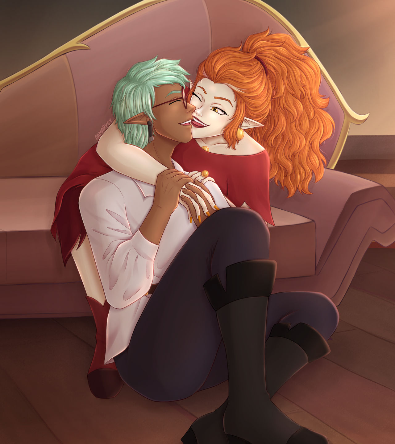 Raqeda Raeda Week 2023: Day 7: Love Language by aamaryst on DeviantArt