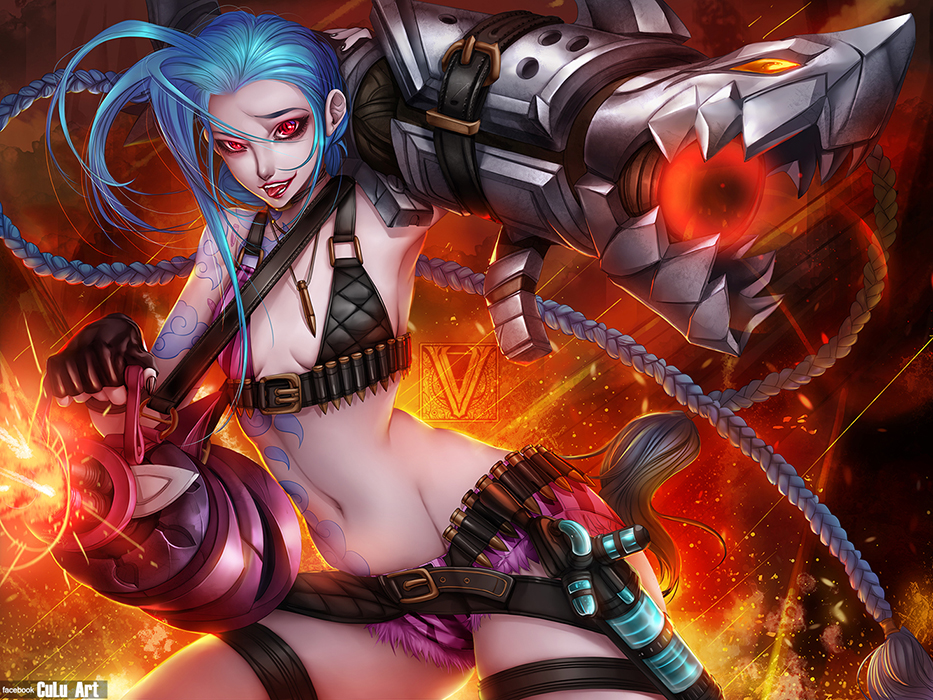 fanart - Jinx [ LOL character ]