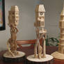 Bob's Toothpick City by Bob Morehead - sculptures