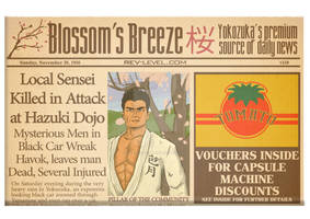 Shenmue Newspaper - The Loss of Hazuki Sensei