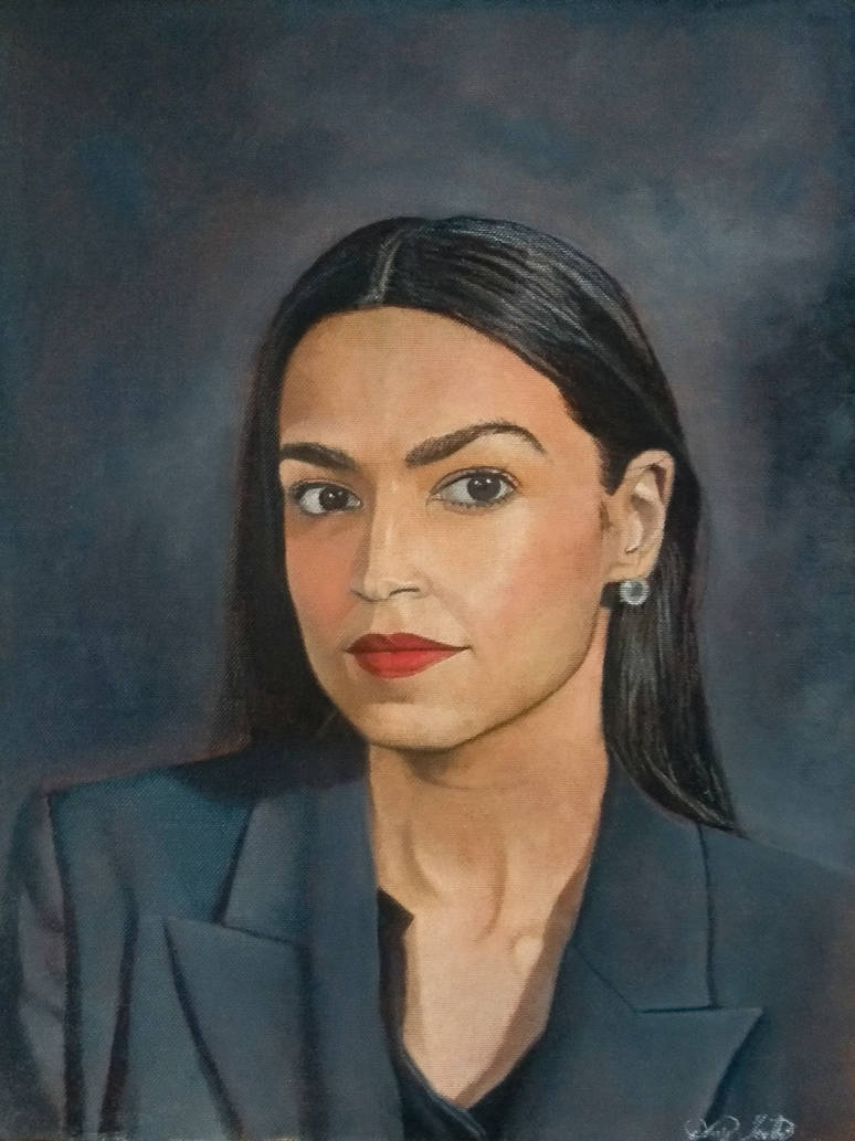Alexandria Ocasio-Cortez by anisjerbi on DeviantArt