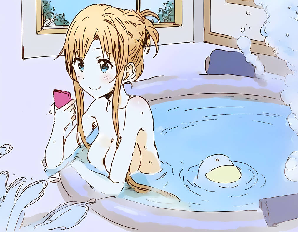 Sword Art Online - Yuuki Asuna (bath)