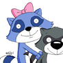 Pinch and Scootch Raccoon