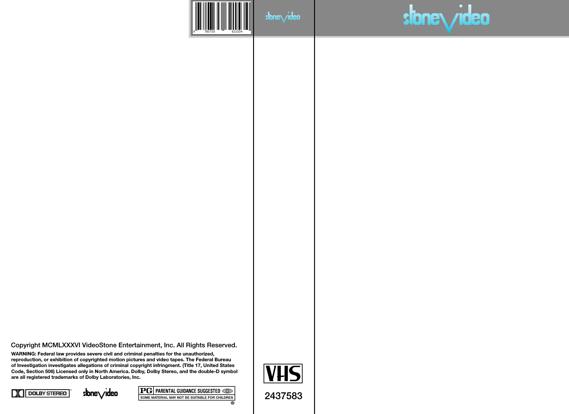 StoneVideo VHS Cover Template by BraydenNohaiDeviant on DeviantArt