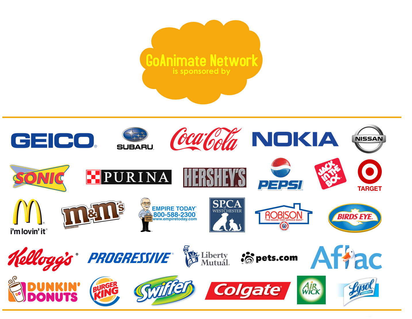 Goanimate Network GoAnimate Network Sponsors (2007) by BraydenNohaiDeviant on DeviantArt