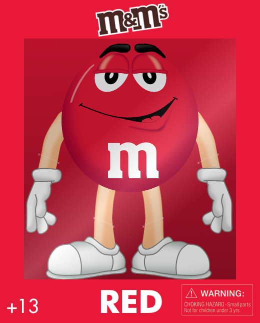 M and M Red Poseable Figure by BraydenNohaiDeviant on DeviantArt