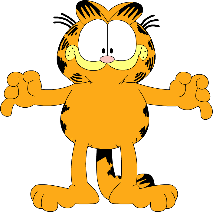 Garfield Front by BraydenNohaiDeviant on DeviantArt