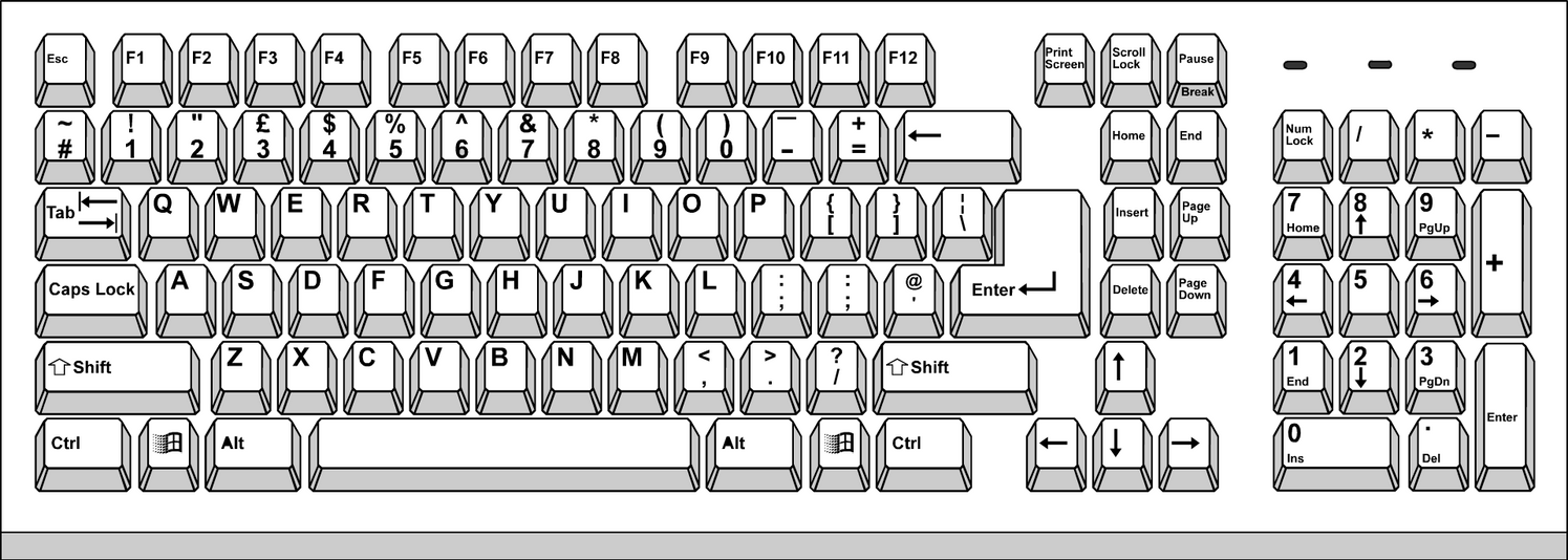 An old keyboard by BraydenNohaiDeviant on DeviantArt