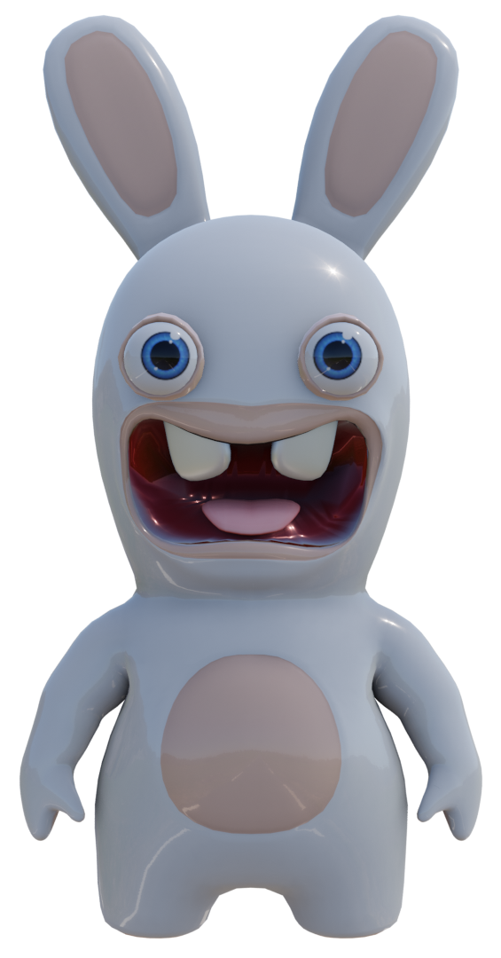 Rabbid Front by BraydenNohaiDeviant on DeviantArt
