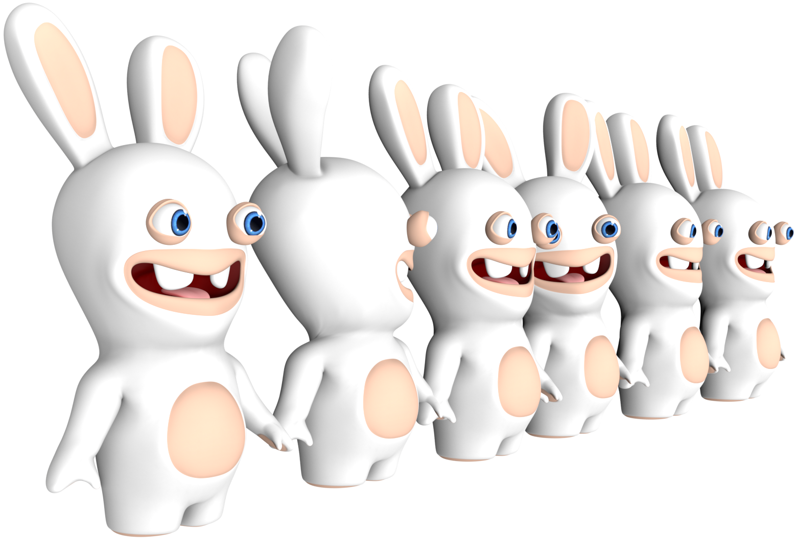 Rabbids are about to scream by BraydenNohaiDeviant on DeviantArt