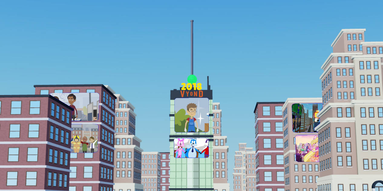 Vyond Times Square (December 2018) by BraydenNohaiDeviant on DeviantArt
